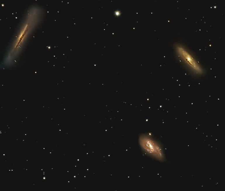 The Leo Triplet with M65 and M66